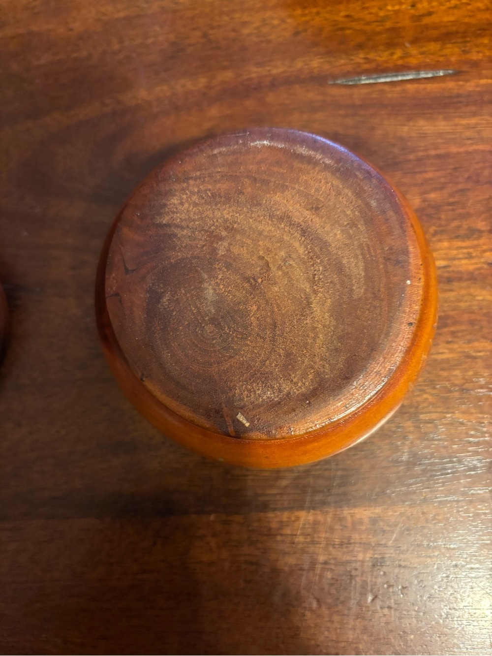 Handmade Wooden Bowls Lot Of 4 - Picture 4 of 15